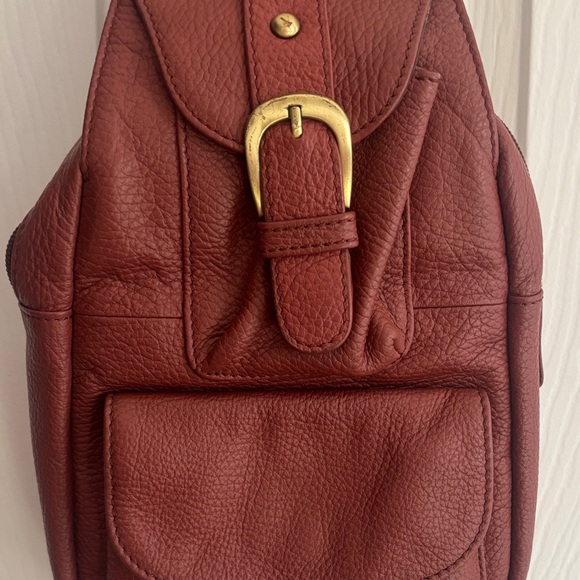 Elegant Brown Crossbody Bag/Mini Backpack - Picture 2 of 11